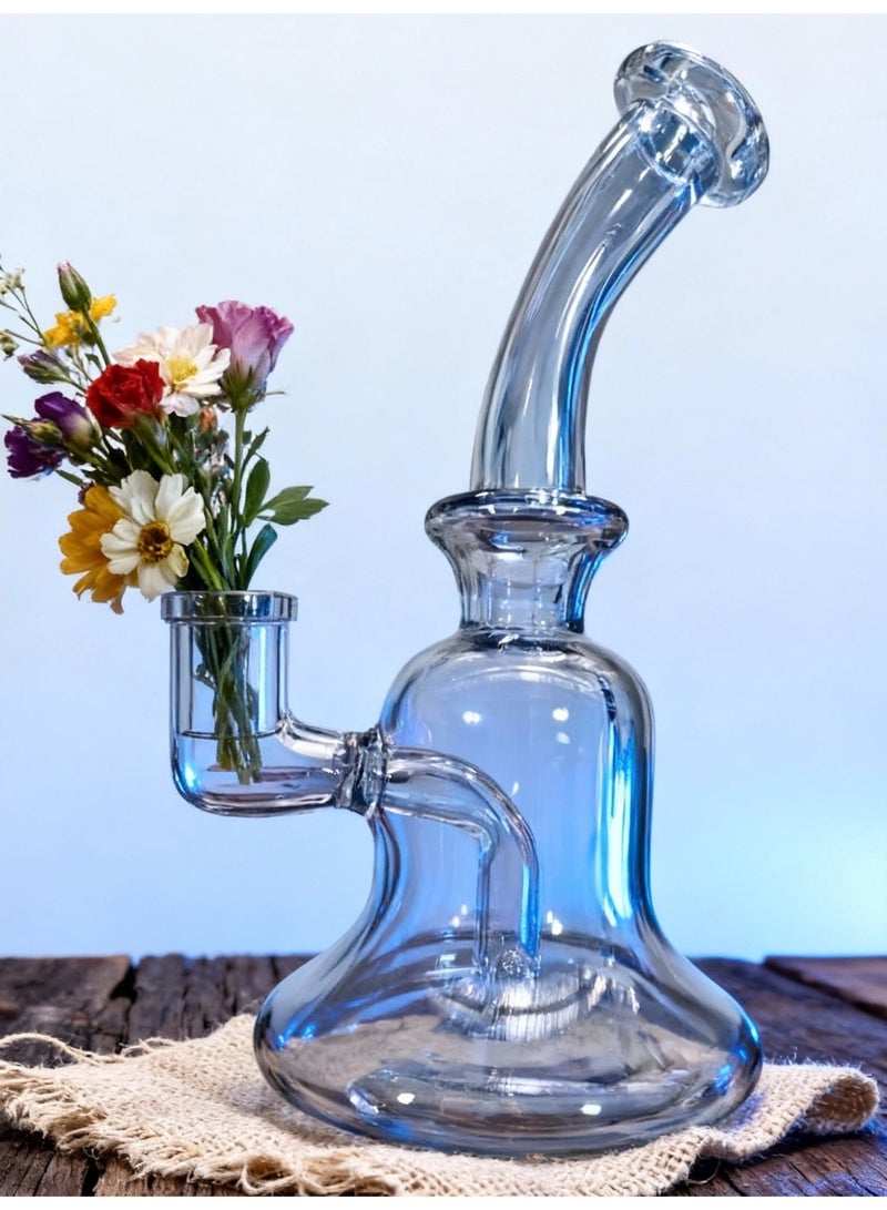 Borosilicate Glass Vase - High Temperature Resistant, Suitable for Long-Term Use as an Oil Lamp, Medical-Grade Material (Colors Randomly Assigned)